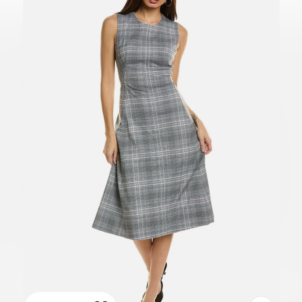 Nwt Elie Tahari Paige plaid dress